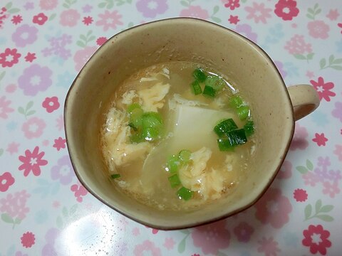 豆腐と卵の中華スープ＋＋